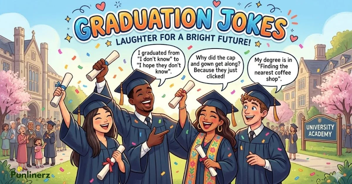 465+ Graduation Jokes for Speeches and Cards (2026)